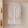Transparent Washable Hanging Garment Bag for Long Jackets and Suits