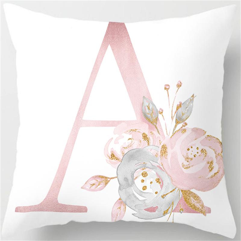 

Креативная квадратная наволочка из полиэстера с буквенным принтом, наволочка для автомобиля, дивана, офисного кресла, украшение для дома, наволочка 40X40CM
