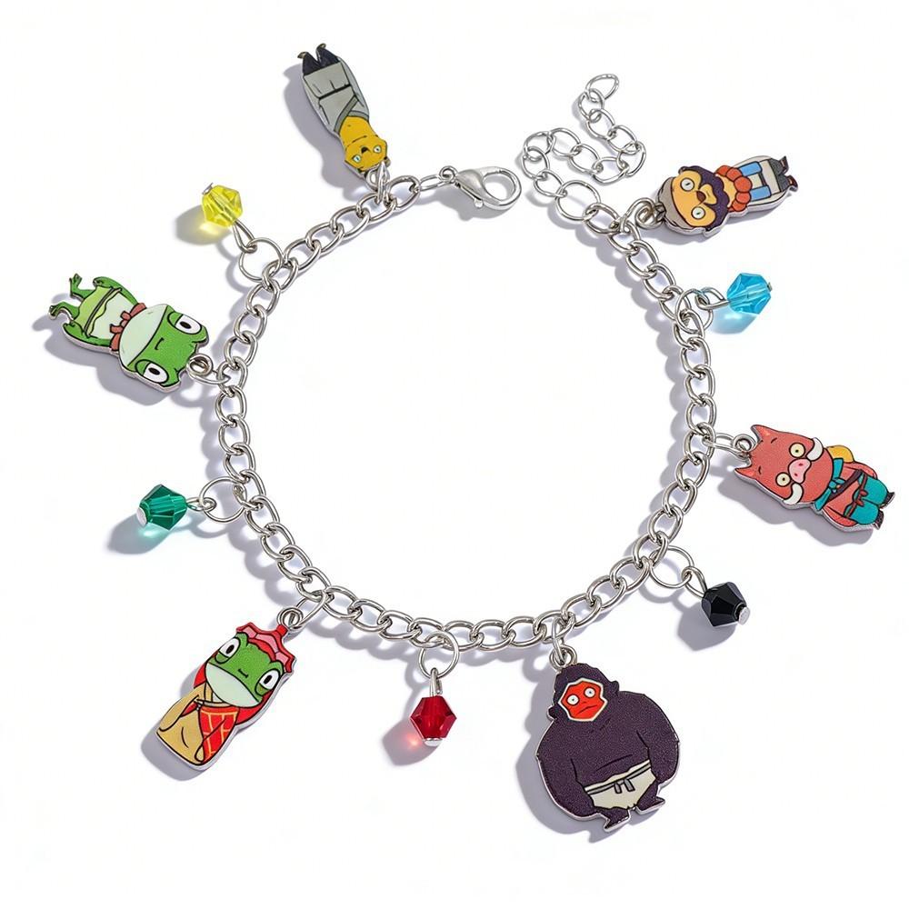 Bracelet Charm en Alliage de Zinc Pour Hommes et Femmes Avec un Design Mignon de Personnage de Dessin Animé Parfait Pour Offrir