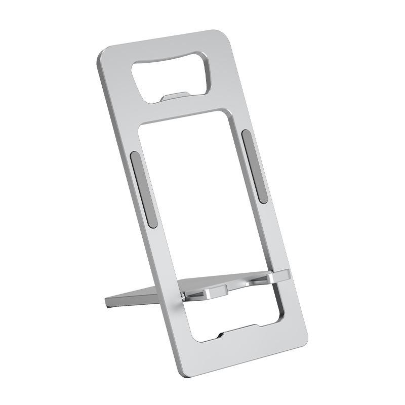 Aluminum Alloy Folding Phone Stand for Desktop - Portable and Adjustable for Watching Dramas