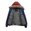 Large Fur Collar Down Jacket Winter Men's Cotton Padded Jacket Thick Warm Coat Slim Casual Men's Jacket