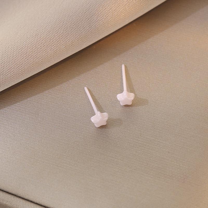 

1 пара биокерамических серег для ухода за ушами, с отверстием, не блокирующие, игла для уха, минималистичные серьги-гвоздики для козелка, невидимые серьги для сна, ювелирные подарки