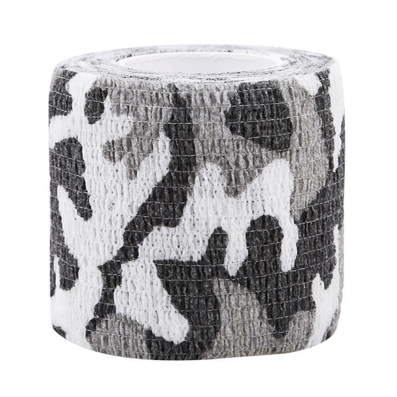 1PC/3PCS Outdoor Camouflage Tape Wrap Self-Adhesive Telescopic Multifunctional Non-Woven Stretch Bandage Tape Accessories For Camping Hunting