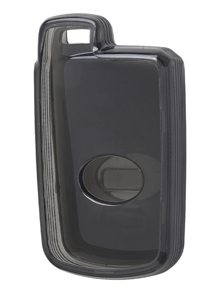 For Toyota- For Corolla- Car Key Fob Cover Case Holder Protector Transparent Black Car Key Fob Cover Case Direct Replacement