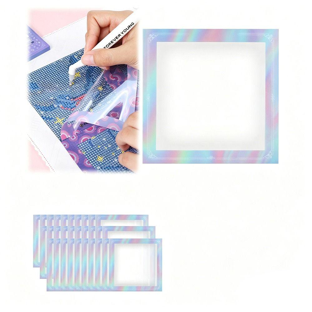 6/12Pcs Protective Frame Diamond Painting Release Film  Diamond Painting Accessory