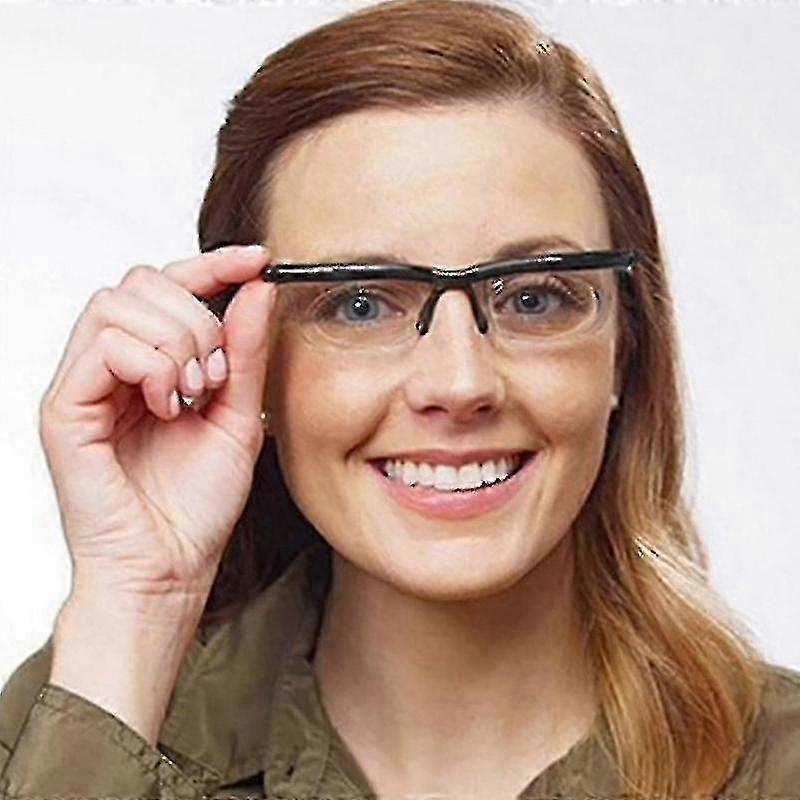 Adjustable Focus Zoom Glasses - Variable Strength Lens for Distance Vision