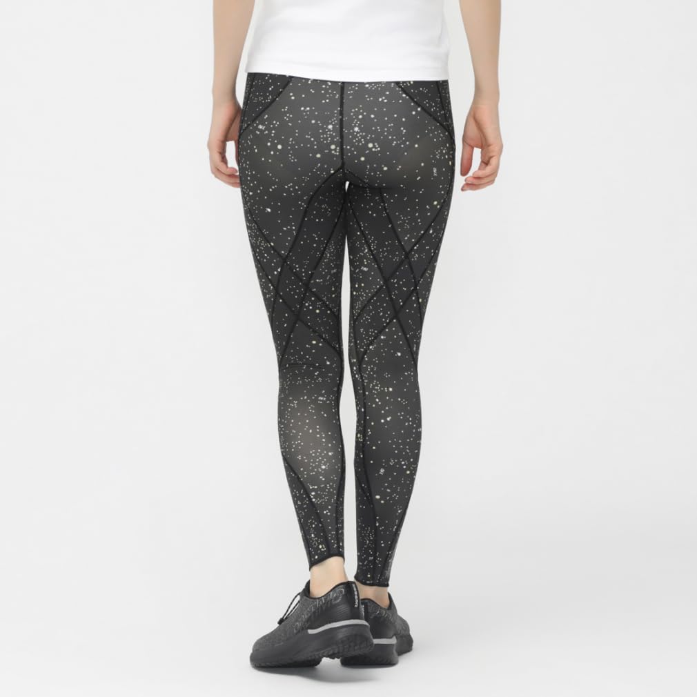 Wacoal Generator Model Sports Tights and UV Protection Size LT CW-X (Long Length), Moisture-Wicking, Quick-Drying, (Over 90%), HZY669, Women's, BL,