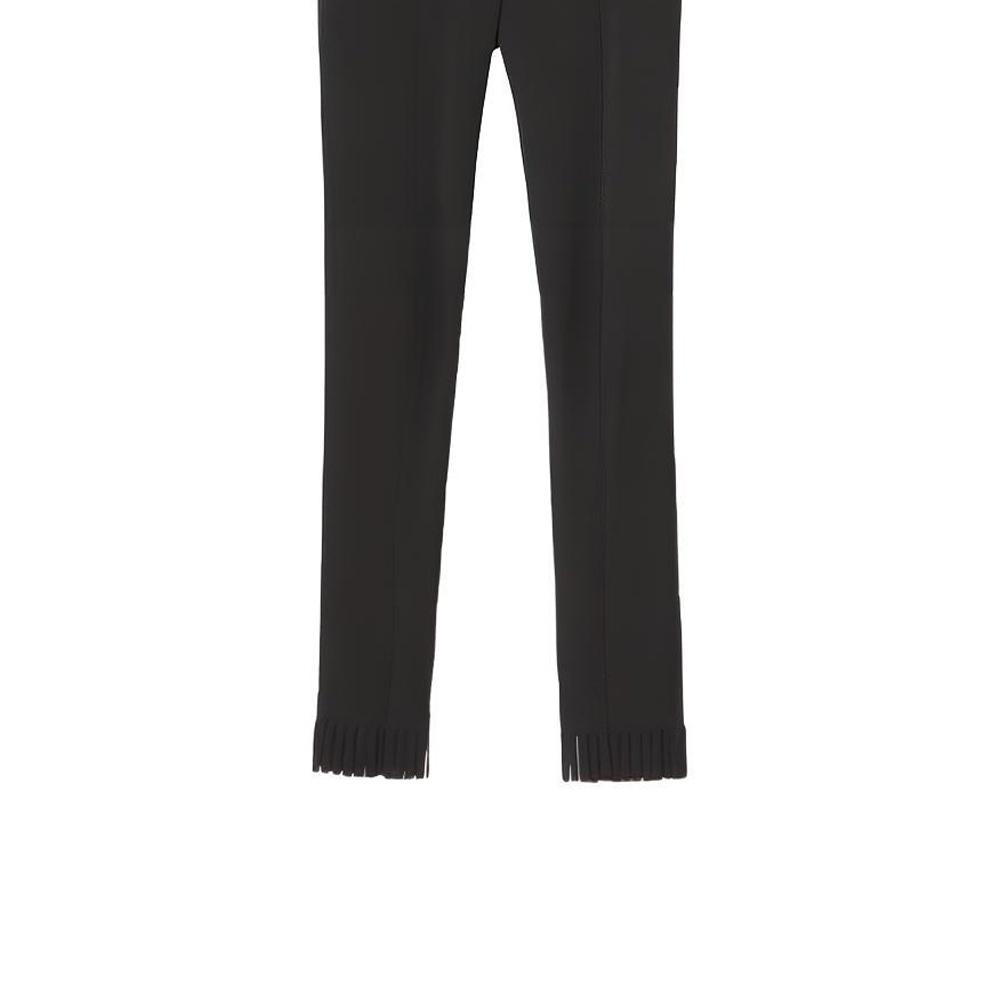 Burberry high-waisted fringed-edge leggings Women's 80473511