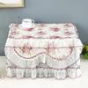 Romantic Lace Protector Cover Home Decor Square Home Cover Cloth Microwave Cover Flounce