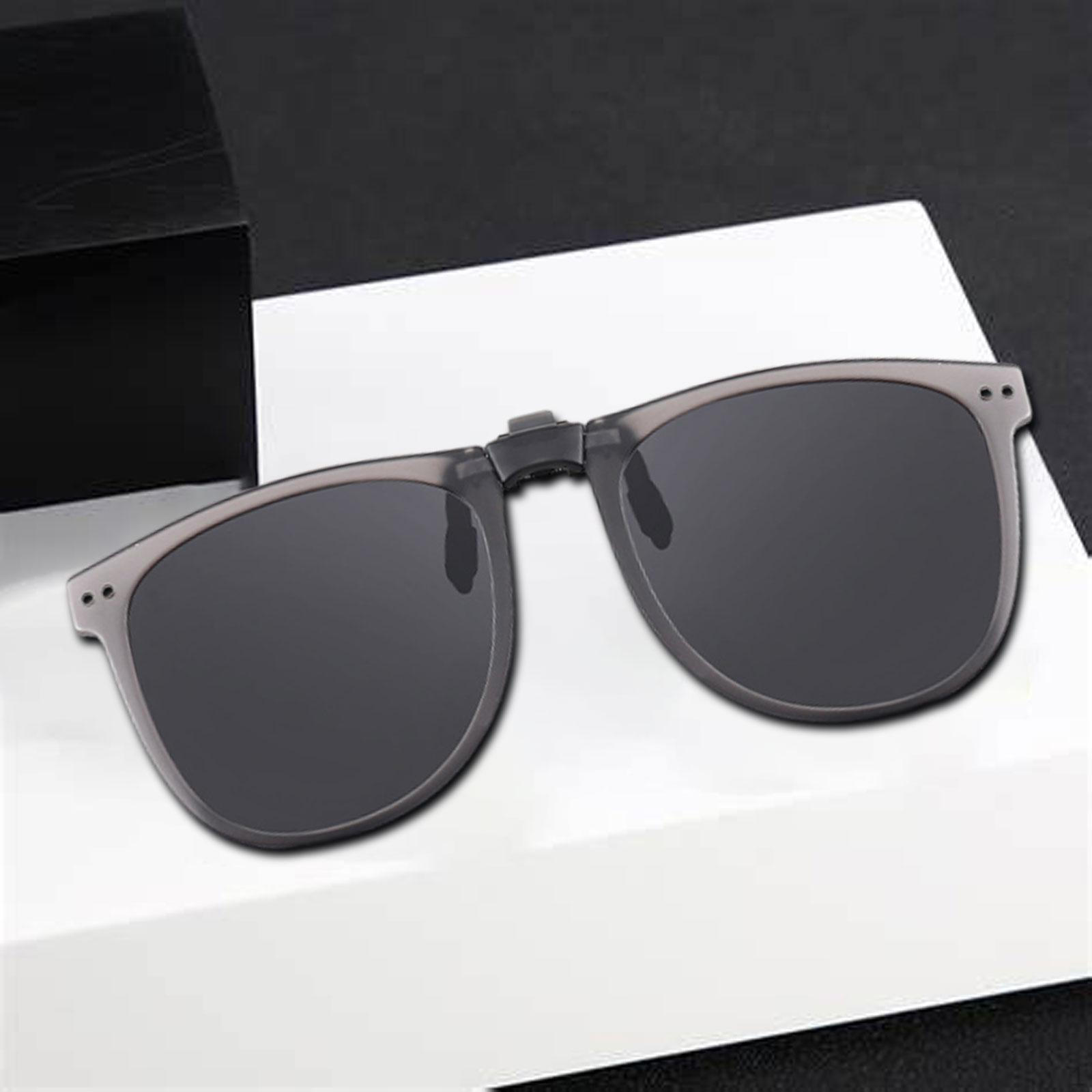 

Солнцезащитные очки-клипсы Аксессуары Наружная насадка с поляризованными линзами для мужчин Grey