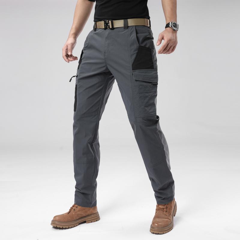 Men's Spring and Autumn Baggy Cargo Pants Male Outdoor Hiking Work Pants Man Trousers Cargo Straight Casual Pants American Joggers