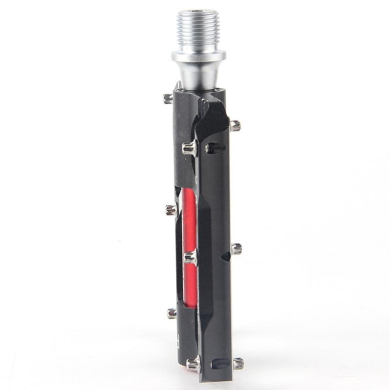 Aluminum Alloys Mountain Bicycles Pedal Light Weight Antiskid Bicycles Pedal Wide Flat Cycling Pedal Easily To Install