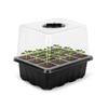 Seeds Starter Tray 6 Cells/12 Cells Seeds Germination Tray with Adjustable Humidity Vent Plant Nursery Box for Indoor Garden Bonsai Seedlings Starting