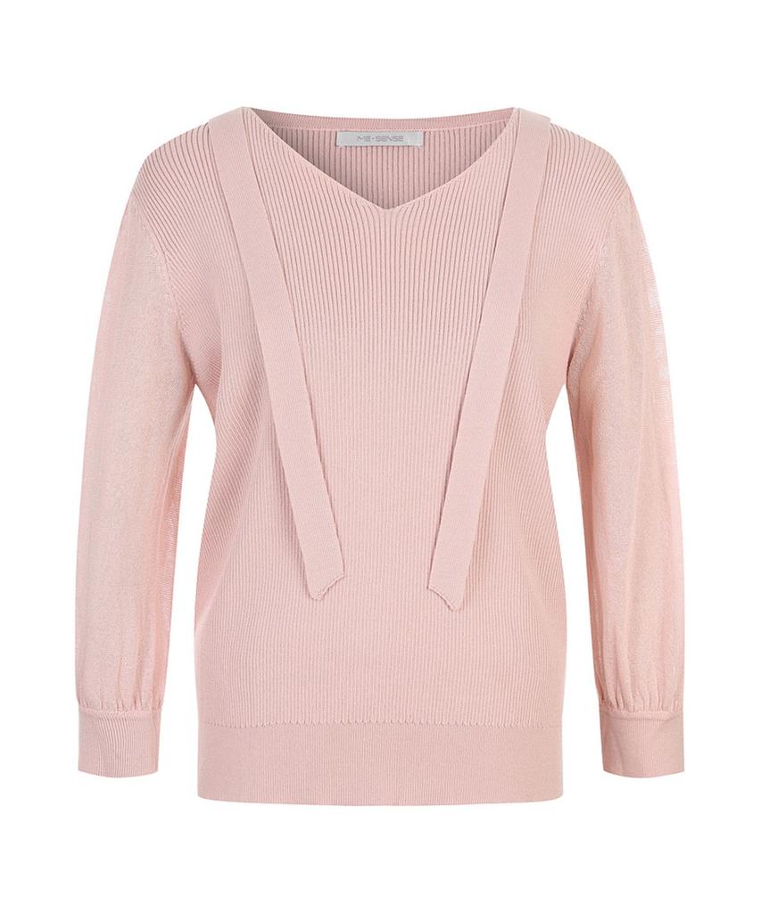 MESENSE See-Through Sleeve Knit_Mb48Knmd02Z