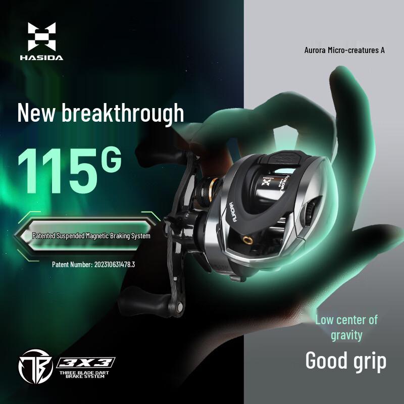 HISTAR Aurora Ultralight Micro Baitcasting Reel Left Hand