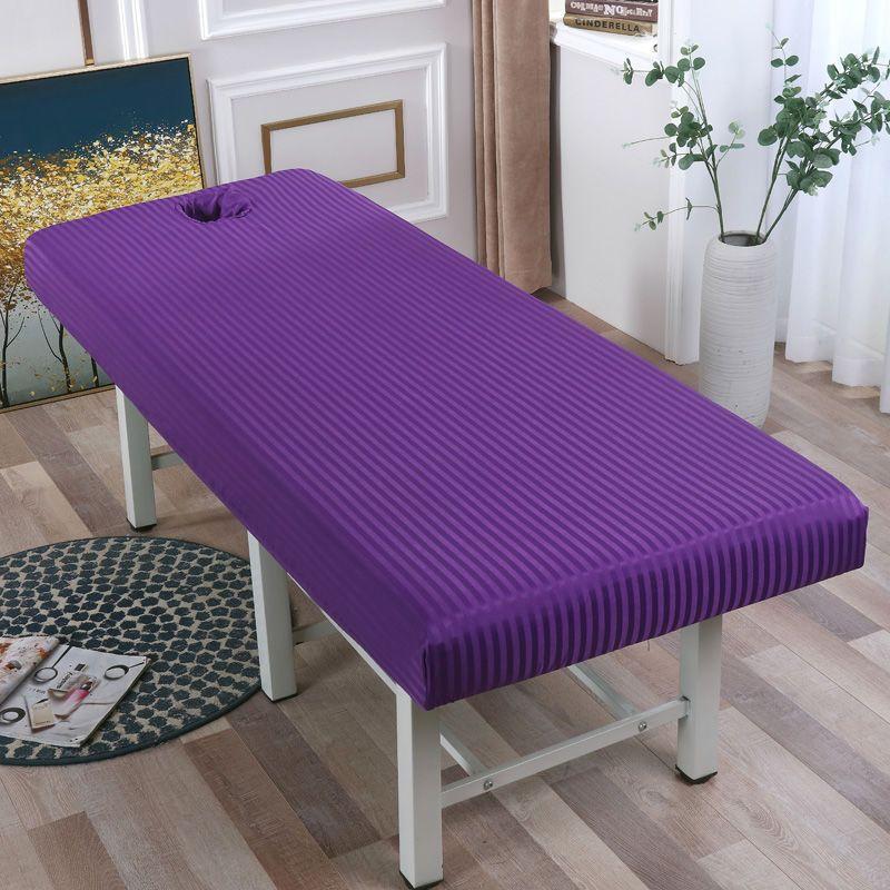 WOSTAR Massage Table Fitted Sheet Elastic Mattress Protector Cover Beauty Salon Bedspread 80x190 Body Spa Treatment Bed Sheet