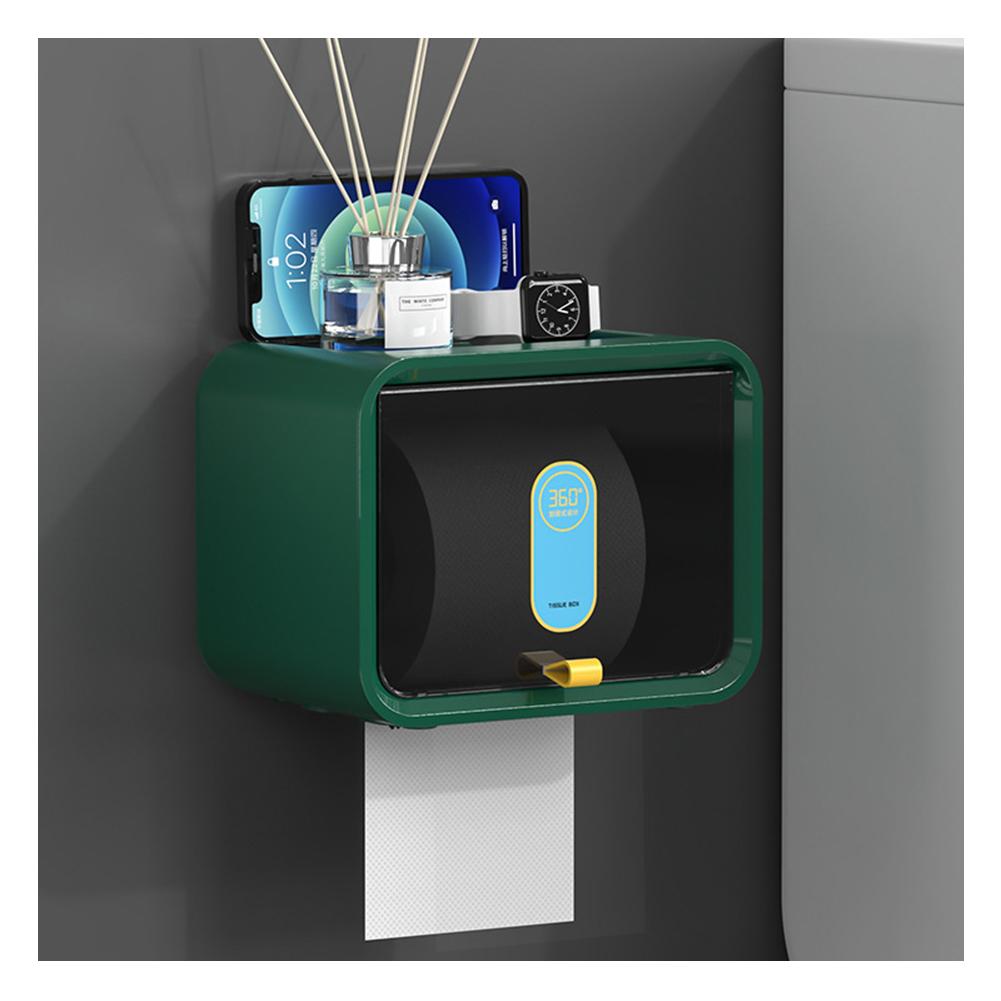 

Настенный держатель для салфеток, не требующий сверления, диспенсер для бумажных полотенец для ванной комнаты дома