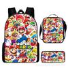 Mario, Grund- und Sekundarschulranzen, Kinderrucksack, Cartoon-Rucksack.