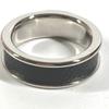 Hermes Athens Accessories Ring Metal / Leather Black/Silver