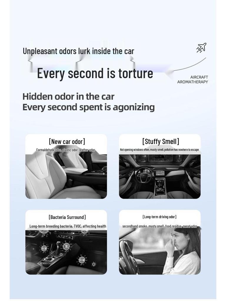 Luxury Solar-Powered Rotating Airplane Car Perfume & Aromatherapy Centerpiece