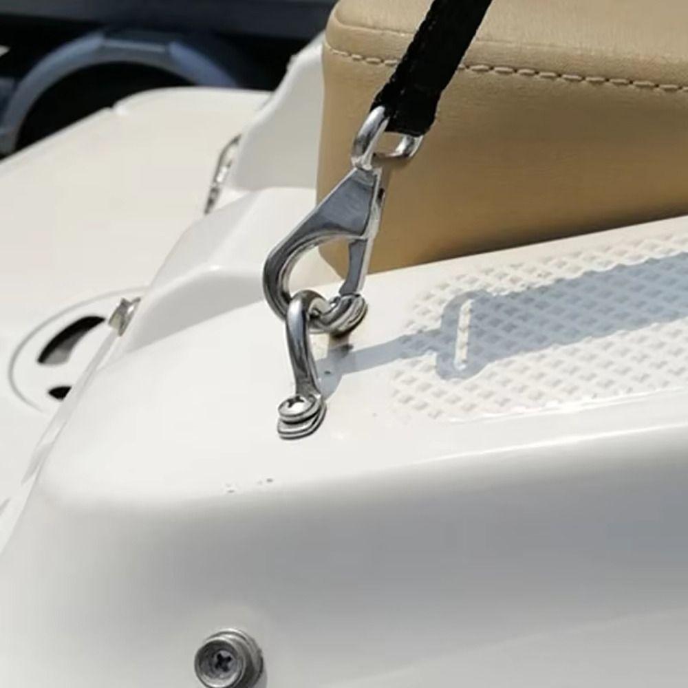 4Pcs 5/6/8mm Wire Eye Straps 316 Stainless Steel Deck Loop Canopy Engines Accessories