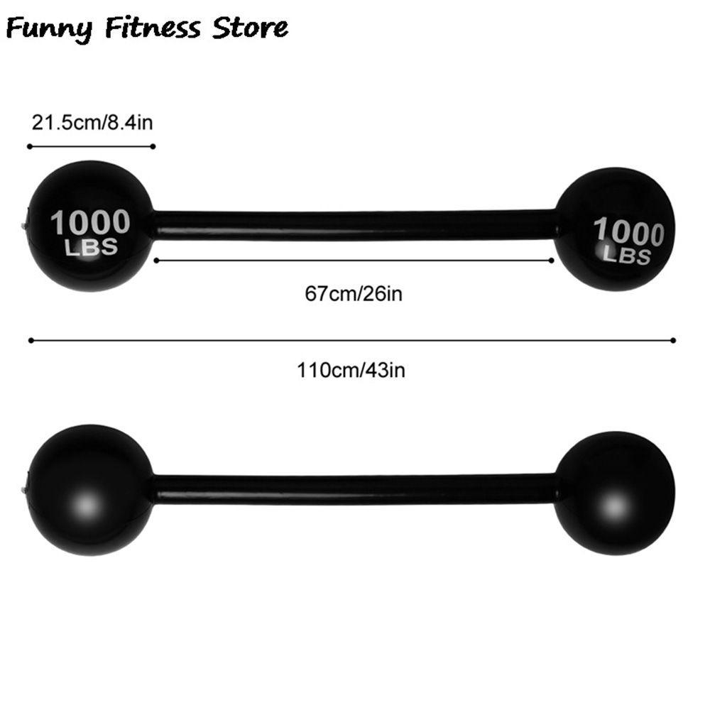 Decoration Inflatable Barbell Toys Fitness Dumbbell Toys Inflatable Balloon Thickened Sports Toy