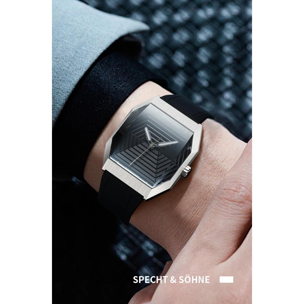 Specht & Söhne New Creative Design Square Watch For Men Sports Watches Octagon Stainless Steel 3D Sapphire Crystal Reloj Hombre