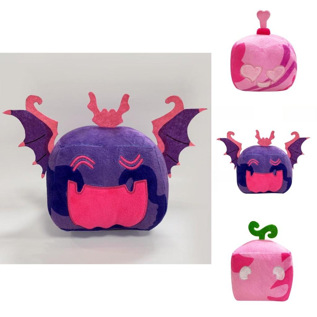 Cross-border New Arrival Blox Fruits Plush Toy In Purple Box Short Plush Stuffed Animal Doll