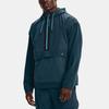 Under Armour Rush Series Popover Half-Zip Woven Training Hoodie Men Hoodie Blue 1366188-413