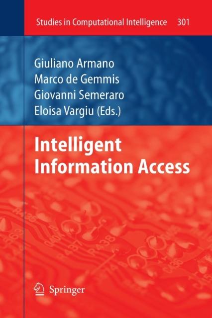 The Intelligent Information Access : 301 Book