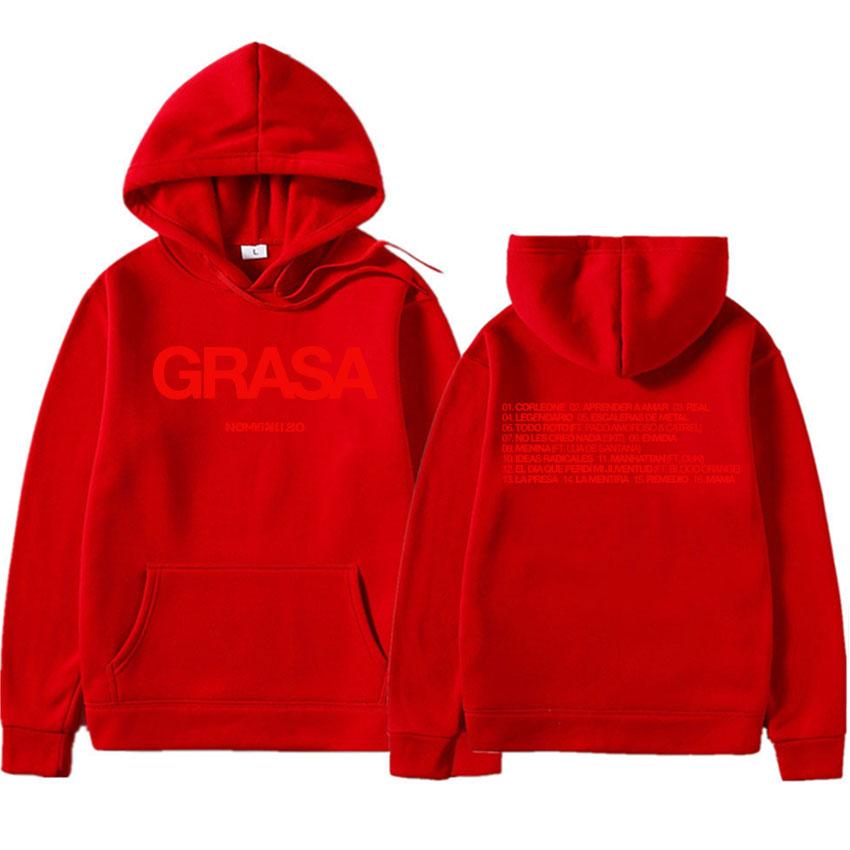 Nathy Peluso Grasa Tour Album Grafik Hoodies Mode Trainingsanzug Hip Hop Pullover Herren Gemütliche Ästhetische Sweatshirts Streetwear