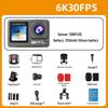 6K WiFi Touch Sports Camera with Remote, Underwater & Portable for Cycling & Travel Selfies