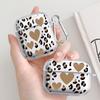 Case For Airpods 2 Pro 3 Pro2 4 1 Pro3 Clear Earphone Cases Cover Leopard Love Star