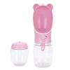 Portable Pet Feeder Dog Cat Water Bottle and Bowl Dispenser for Outdoor Walking Travel