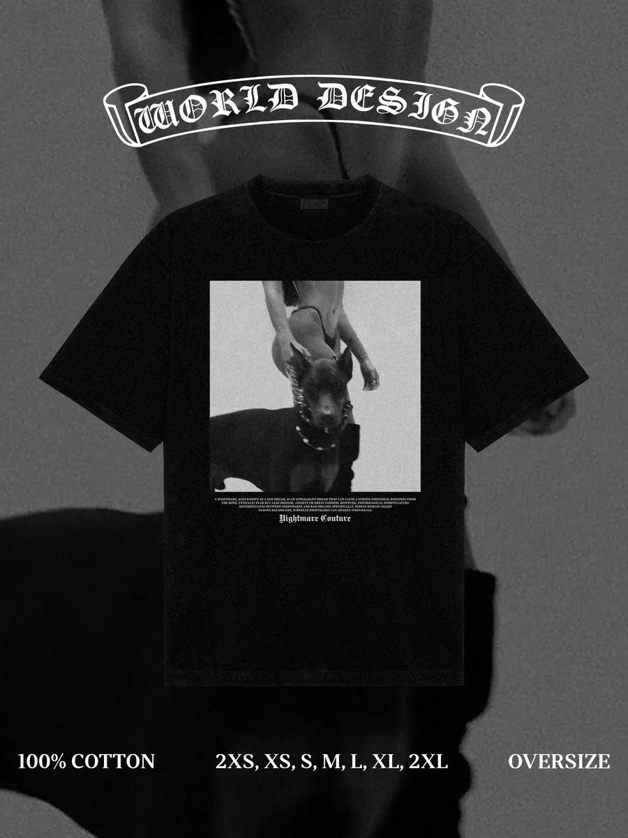 Oversized T-shirt with vintage jdm print L