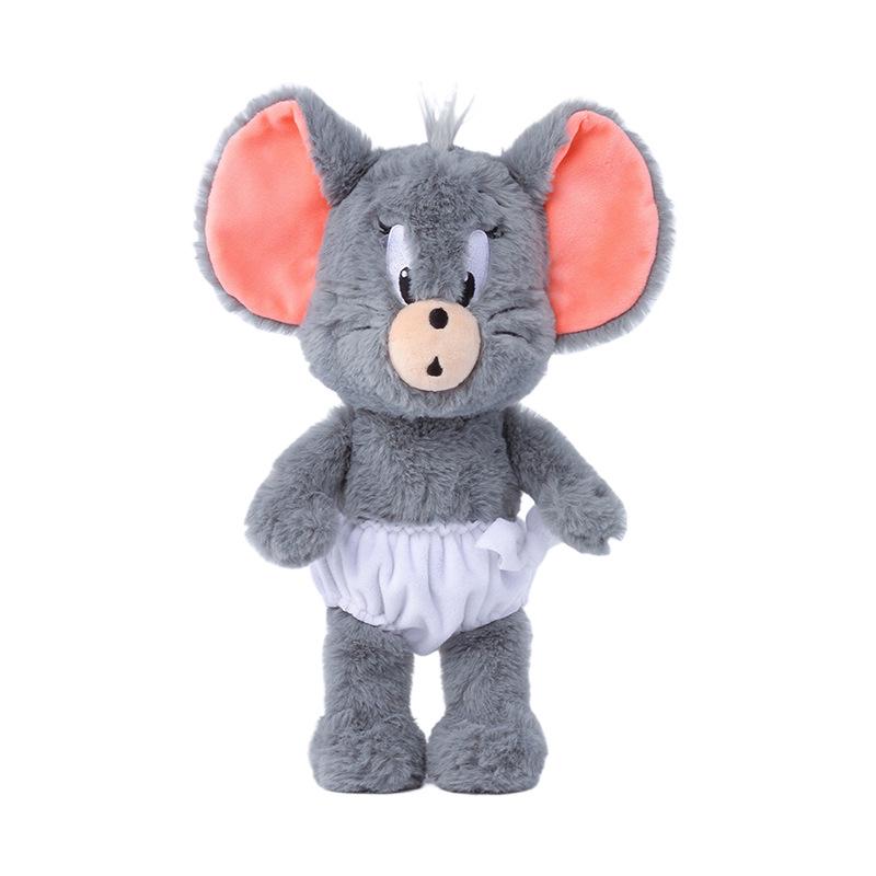 Tom and Jerry Plush Toy Set: Tom Cat Doll & Jerry Mouse Pillow