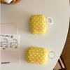 Korean yellow plaid AirPods 1 generation earphone case for Apple earphones AirPods 1 /Pro1 generation