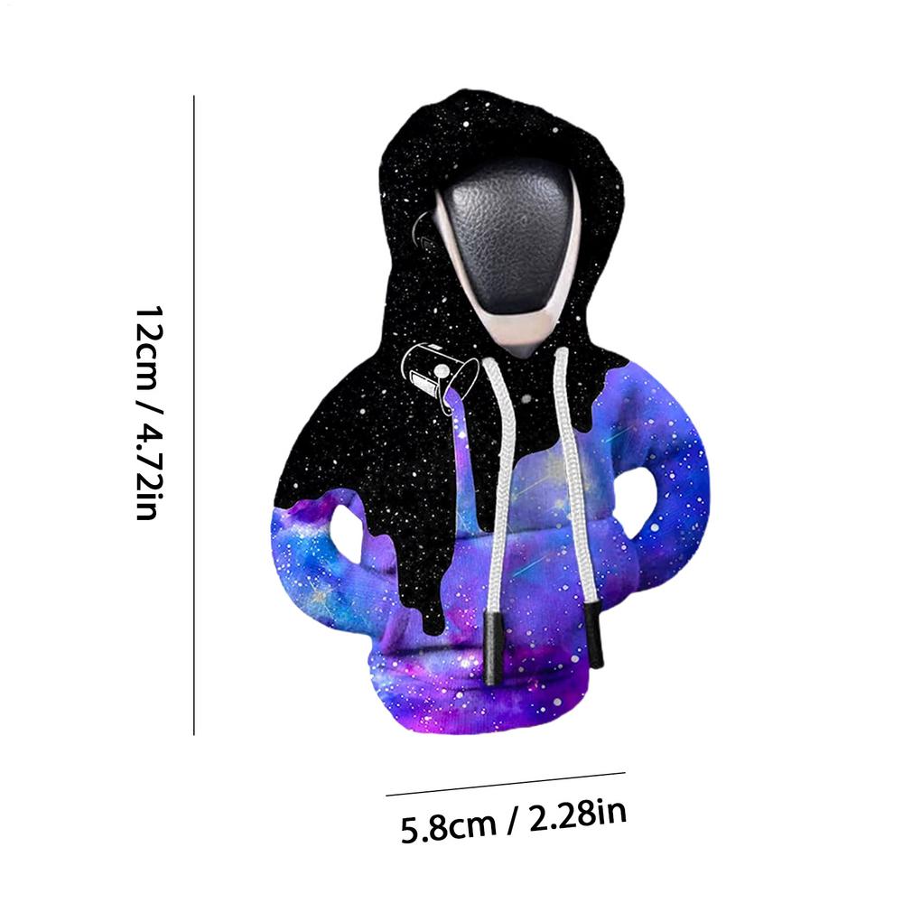 Car Gear Shift Hoodie Cover Shift Cover Car Gear Handle Decoration Fits Manual Automatic Universal Car Shift Lever Interior Deco