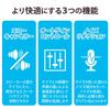 ELECOM Speakerphone for USB Noise Echo Auto Gain Omnidirectional Black Conferences, Connection, Reduction, Canceller, Control, Microphone, HS-SP02BK