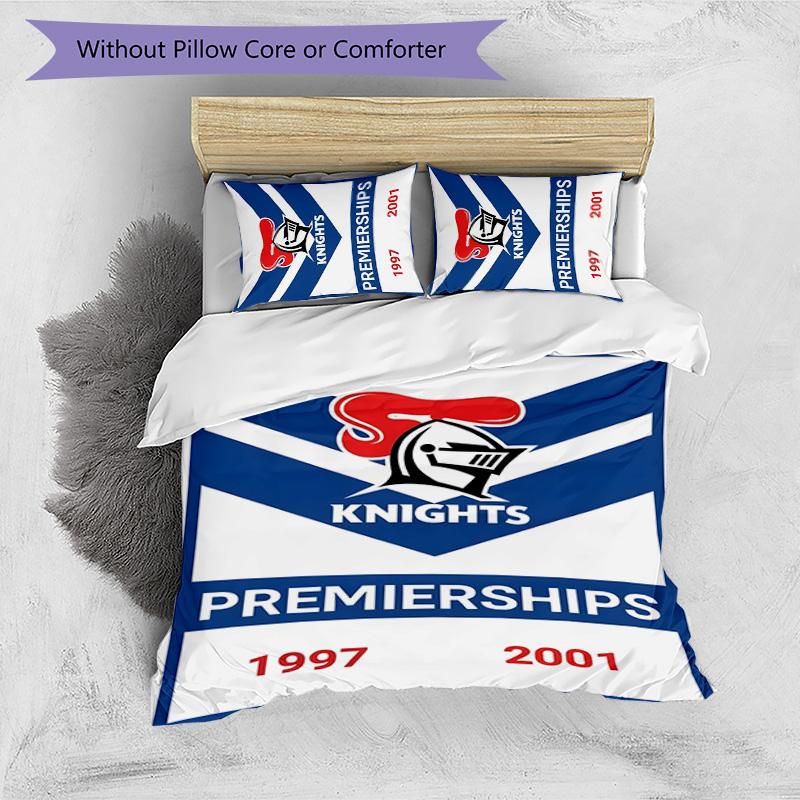 Knights 3pcs Bedding Set Duvet Cover Closure Includes 1 Duvet Cover & 2 Pillowcases for All Seasons Bedroom Home Dorm Decor