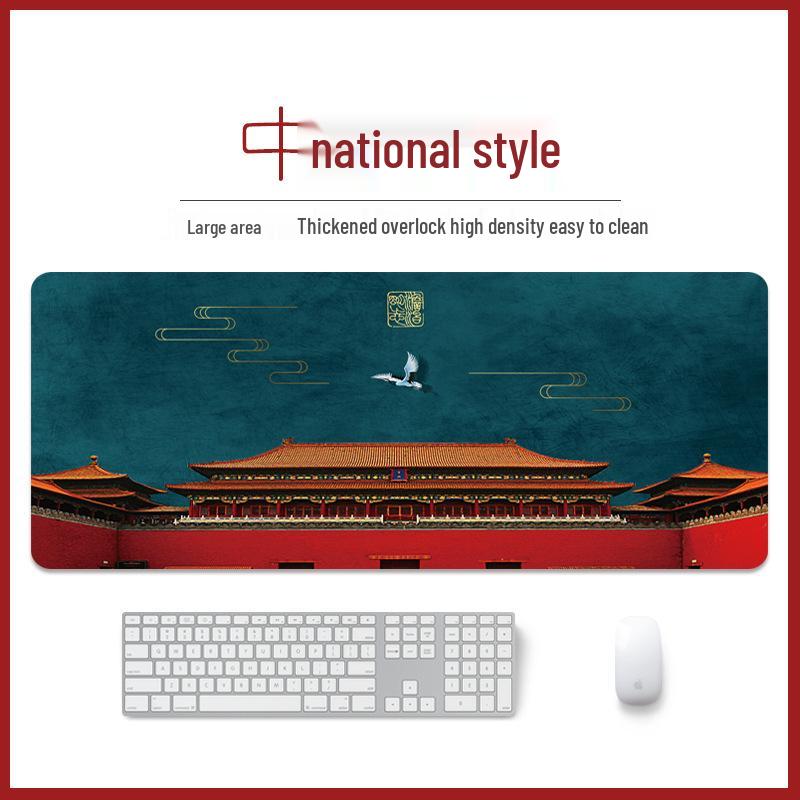 

Extra Large Chinese Style Court Mouse Pad - Creative Classical Desk Pad for Gaming & Office 800*300*2mm