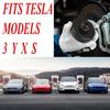 For Tesla Silicone Jack Lift Pad Point Adapter For Model 3 Model Y Model S Model X With Storage Bag-4 Pack Vehicle Repair Tools