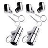 Boat Deck Hinge Mount Boat Railing Pipe Connector Stainless Steel Boat Hardware