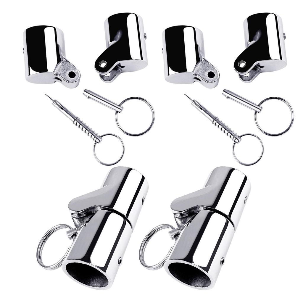 Boat Deck Hinge Mount Boat Railing Pipe Connector Stainless Steel Boat Hardware