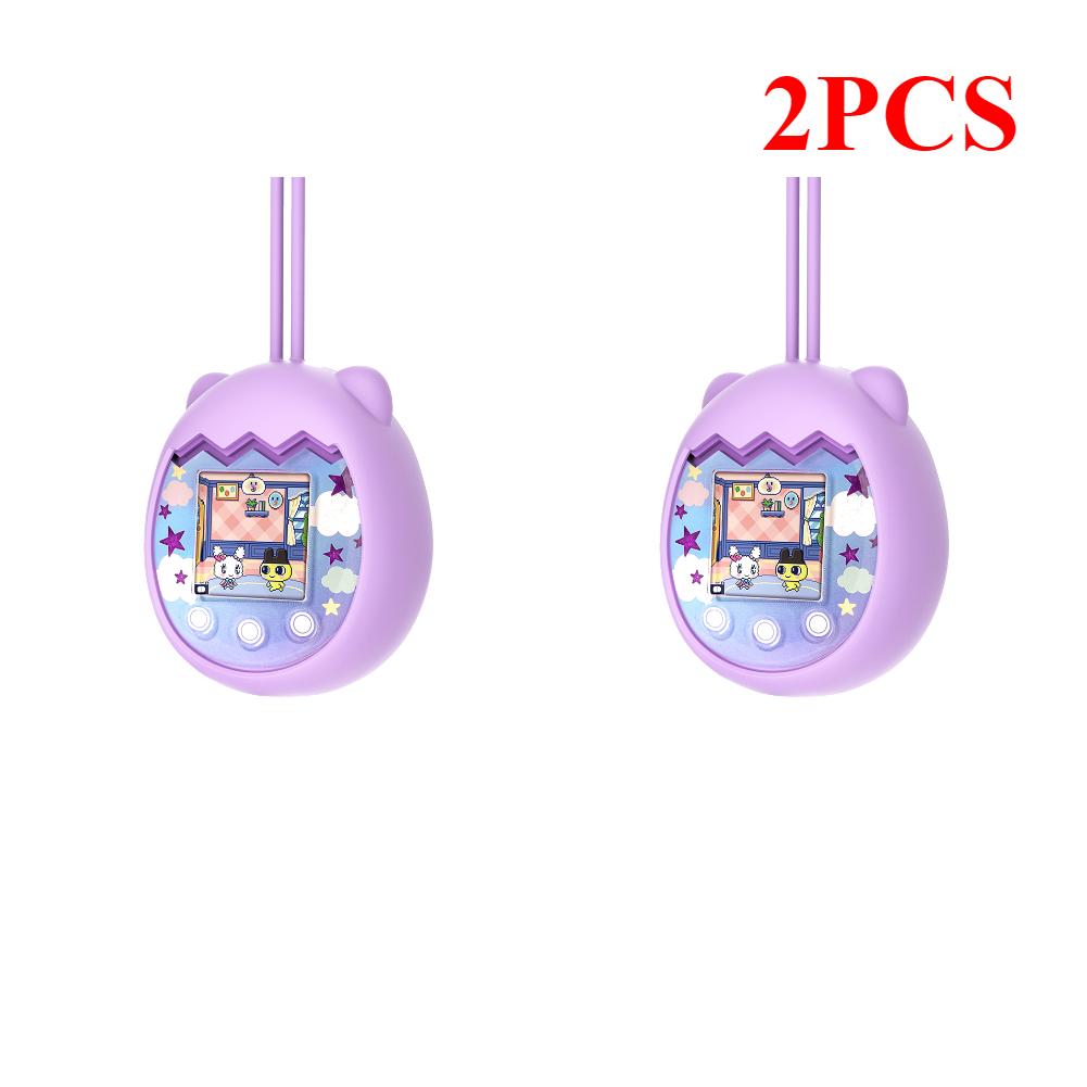 Husă electronică din silicon pentru animale de companie pentru Tamagotchi Pix Husă de protecție cu desene animate drăguț pentru mașină de joc pentru animale de companie Carcasă rezistentă la zgârieturi