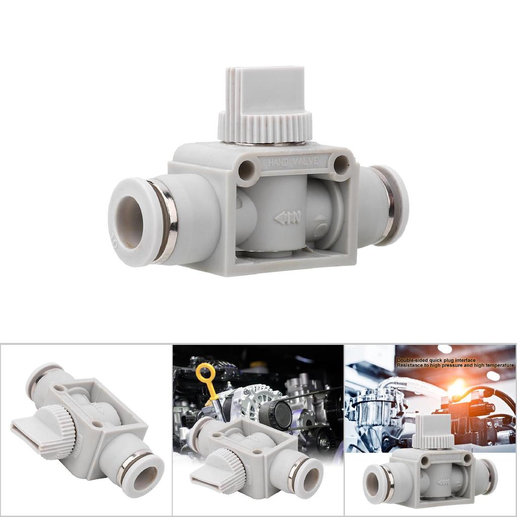 Plastic Shut Off Valve HVFF Switch Valve Quick Coupling Connector for Pneumatic Automatic