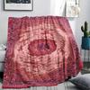 1 pièce Couverture en Flanelle Imprimée Dessin Animé, Haute Qualité Confortable pour Toutes les Saisons, Décoration de Maison, Chaleur et Confort, Parfait pour un Cadeau de Noël ou d'Anniversaire