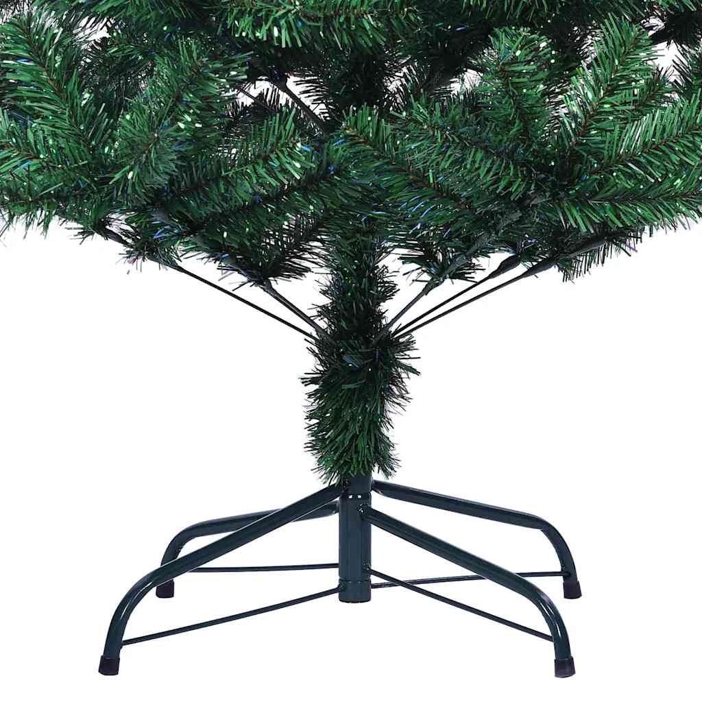 Artificial Christmas Tree with Iridescent Tips Green 120 Cm PVC