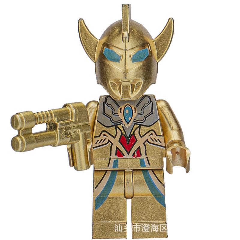Ninja Warrior Superhero Doll With Weapon Single Building Block Assembly Toy