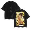 Shihouin Yoruichi Grafik T-Shirt BLEACH Anime Harajuku Gewaschenes T-Shirt Herren Damen Kleidung Oversized Baumwolle Kurzarm T-Shirts